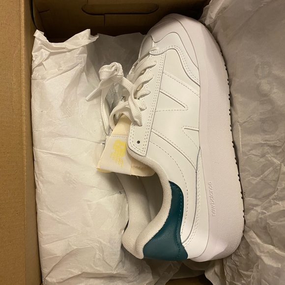 NEW New Balance Sneakers Womens 10 CT302 LF White Vintage Green Teal - Picture 6 of 6